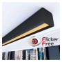 Linearlampe Pendelleuchte LED - ANTONIUS SCHWARZ - 0,5 m - 1m - 1,5m - 2m - Dimmbar