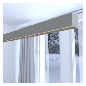 Linearlampe Pendelleuchte LED - ANTONIUS Steingrau- 0,5 m - 1m - 1,5m - 2m - Dimmbar