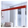 Linearlampe Pendelleuchte LED - ANTONIUS Tomatenrot - 0,5 m - 1m - 1,5m - 2m - Dimmbar