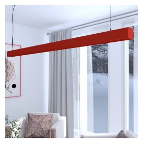 Linearlampe Pendelleuchte LED - ANTONIUS Tomatenrot - 0,5 m - 1m - 1,5m - 2m - Dimmbar