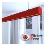 Linearlampe Pendelleuchte LED - ANTONIUS Tomatenrot - 0,5 m - 1m - 1,5m - 2m - Dimmbar