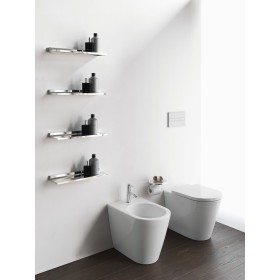Bidet sur pied LAUFEN Kartell avec 1 trou de robinet