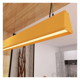 Linearlampe Pendelleuchte LED - CARMEN pastellgelb- 0,5 m - 1m - 1,5m - 2m - Dimmbar