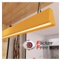 Linearlampe Pendelleuchte LED - CARMEN pastellgelb- 0,5 m - 1m - 1,5m - 2m - Dimmbar