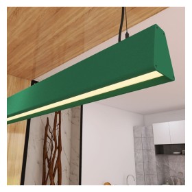 Linearlampe Pendelleuchte LED - CARMEN Patinagrün - 0,5 m - 1m - 1,5m - 2m - Dimmbar