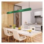 Linearlampe Pendelleuchte LED - CARMEN Patinagrün - 0,5 m - 1m - 1,5m - 2m - Dimmbar