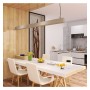 Linearlampe Pendelleuchte LED - CARMEN steingrau- 0,5 m - 1m - 1,5m - 2m - Dimmbar