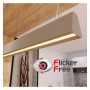 Linearlampe Pendelleuchte LED - CARMEN steingrau- 0,5 m - 1m - 1,5m - 2m - Dimmbar
