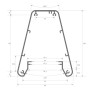 Linearlampe Pendelleuchte LED - CARMEN steingrau- 0,5 m - 1m - 1,5m - 2m - Dimmbar