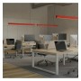 Linearlampe Pendelleuchte LED - CARMEN Tomatenrot - 0,5 m - 1m - 1,5m - 2m - Dimmbar