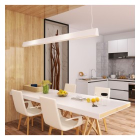 Linearlampe Pendelleuchte LED - CARMEN Weiss - 0,5 m - 1m - 1,5m - 2m - Dimmbar