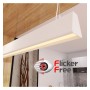 Linearlampe Pendelleuchte LED - CARMEN Weiss - 0,5 m - 1m - 1,5m - 2m - Dimmbar
