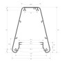 Linearlampe Pendelleuchte LED - CARMEN Weiss - 0,5 m - 1m - 1,5m - 2m - Dimmbar