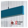 Linearlampe Pendelleuchte LED - LOLA Azurblau - 0,5 m - 1m - 1,5m - 2m - Dimmbar