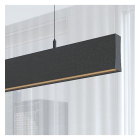 Linearlampe Pendelleuchte LED - LOLA Schwarz - 0,5 m - 1m - 1,5m - 2m - Dimmbar