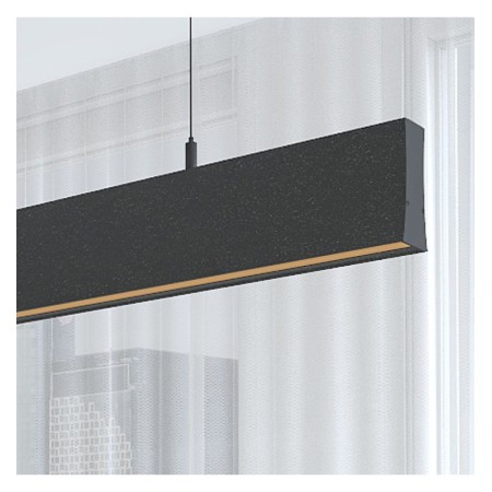 Linearlampe Pendelleuchte LED - LOLA Schwarz - 0,5 m - 1m - 1,5m - 2m - Dimmbar