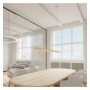 Linearlampe Pendelleuchte LED - LOLA Strukturelfenbein - 0,5 m - 1m - 1,5m - 2m - Dimmbar