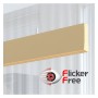 Linearlampe Pendelleuchte LED - LOLA Strukturelfenbein - 0,5 m - 1m - 1,5m - 2m - Dimmbar