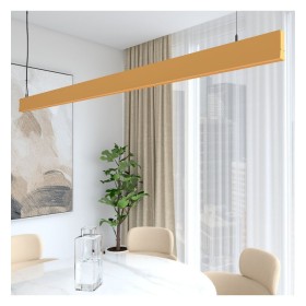 Linearlampe Pendelleuchte LED - LOLA Strukturpastellgelb - 0,5 m - 1m - 1,5m - 2m - Dimmbar