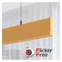 Linearlampe Pendelleuchte LED - LOLA Strukturpastellgelb - 0,5 m - 1m - 1,5m - 2m - Dimmbar