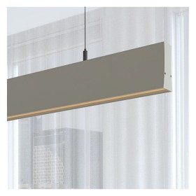 Linearlampe Pendelleuchte LED - LOLA Struktursteingrau - 0,5 m - 1m - 1,5m - 2m - Dimmbar