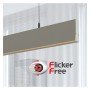 Linearlampe Pendelleuchte LED - LOLA Struktursteingrau - 0,5 m - 1m - 1,5m - 2m - Dimmbar