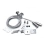 Linearlampe Pendelleuchte LED - MÜNCHEN SILBER - 0,5 m - 1m - 1,5m - 2m - IP54 - Dimmbar