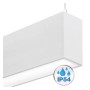 Linearlampe Pendelleuchte LED - MÜNCHEN WEISS - 0,5 m - 1 m - 1,5 m - 2 m - IP54 - Dimmbar
