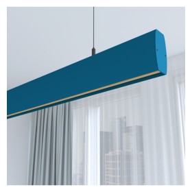 Linearlampe Pendelleuchte LED - RICHARD Azurblau - 0,5 m - 1m - 1,5m - 2m - Dimmbar