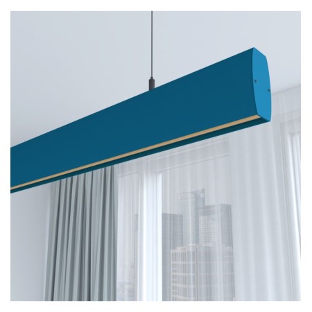 Linearlampe Pendelleuchte LED - RICHARD Azurblau - 0,5 m - 1m - 1,5m - 2m - Dimmbar