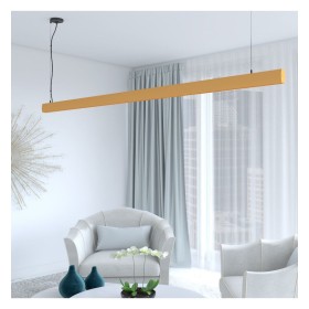 Linearlampe Pendelleuchte LED - RICHARD pastellgelb - 0,5 m - 1m - 1,5m - 2m - Dimmbar