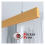Linearlampe Pendelleuchte LED - RICHARD pastellgelb - 0,5 m - 1m - 1,5m - 2m - Dimmbar