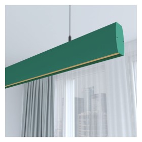 Linearlampe Pendelleuchte LED - RICHARD Patinagrün - 0,5 m - 1m - 1,5m - 2m - Dimmbar