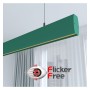 Linearlampe Pendelleuchte LED - RICHARD Patinagrün - 0,5 m - 1m - 1,5m - 2m - Dimmbar