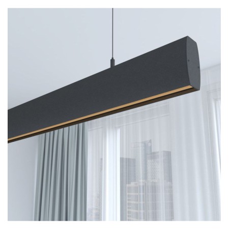 Linearlampe Pendelleuchte LED - RICHARD Schwarz - 0,5 m - 1m - 1,5m - 2m - Dimmbar