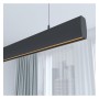 Linearlampe Pendelleuchte LED - RICHARD Schwarz - 0,5 m - 1m - 1,5m - 2m - Dimmbar