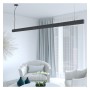 Linearlampe Pendelleuchte LED - RICHARD Schwarz - 0,5 m - 1m - 1,5m - 2m - Dimmbar