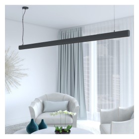 Linearlampe Pendelleuchte LED - RICHARD Schwarz - 0,5 m - 1m - 1,5m - 2m - Dimmbar