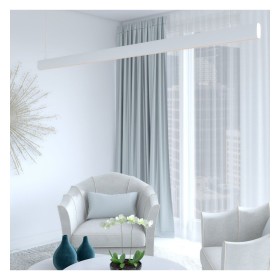 Linearlampe Pendelleuchte LED - RICHARD Weiss - 0,5 m - 1m - 1,5m - 2m - Dimmbar