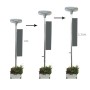 LED Strassenleuchte SOLAR 100W SUNWAY + Höhenverstellbarer tragbarer Ständer mit Rädern