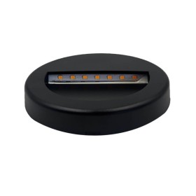 LED Leuchtfeuer - Slim - 3W - Schwarz Rund - Oberfläche - Innen Aussen - IP65