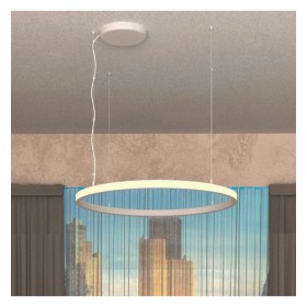 LED-Pendelleuchte - Rund Weiss - 37W - SPACE VENUS - 60cm