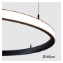 LED-Pendelleuchte - Rund Schwarz - 37W - SPACE VENUS - 60cm