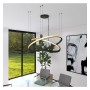 LED-Pendelleuchte - Rund Schwarz - 37W - SPACE VENUS - 60cm