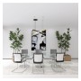 LED-Pendelleuchte - Rund Schwarz - 54W - SPACE VENUS - 90cm