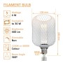 LED-Glühbirne - Modernes Metall - 4W E27 - Weiss - Ø105mm