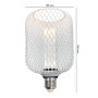 LED-Glühbirne - Modernes Metall - 4W E27 - Weiss - Ø105mm