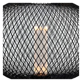 LED-Lampe - Modernes Metall - 4W E27 - Schwarz - BIG Ø220mm