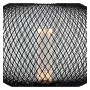LED-Lampe - Modernes Metall - 4W E27 - Schwarz - BIG Ø220mm