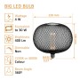 LED-Lampe - Modernes Metall - 4W E27 - Schwarz - BIG Ø220mm